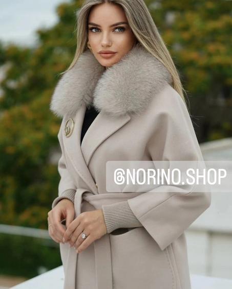 Manteau court col en fourrure de renard naturelle