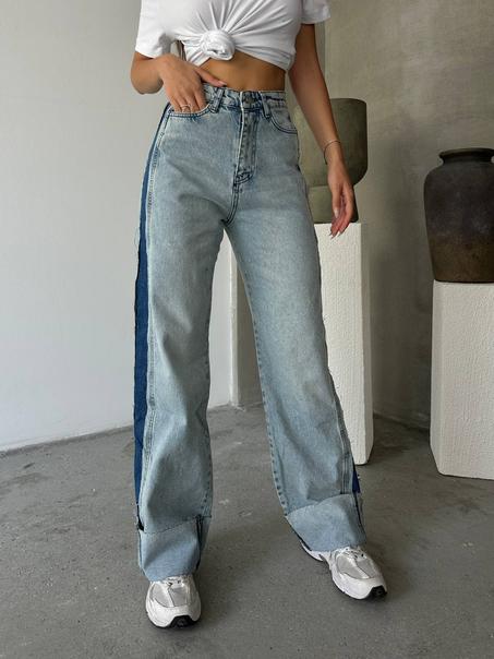 Jeans large tendance