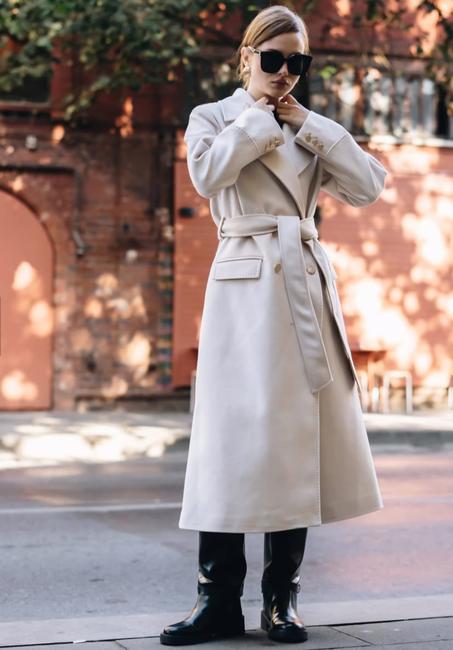 Manteau chic en cachemire