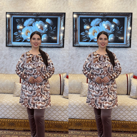 جدييييد والحصري  جبادور مبرة عالية الجودة أنيقة وهماوية تصميم راقي ومميز، يجمع بين الدفء والأناقة، مثالي لفصل الخريف والشتاء. جودة عالية وخياطة متقونة