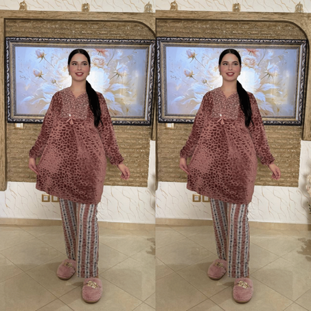 جدييييد والحصري  جبادور مبرة مضوبلة    محفرة أنيقة وهماوية تصميم راقي ومميز، يجمع بين الدفء والأناقة، مثالي لفصل الخريف والشتاء.  جودة عالية وخياطة متقونة