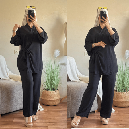 Ensemble tendance cap