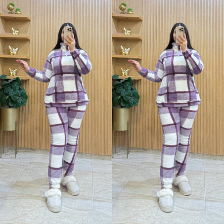 الجديييييييد سيدتي بيجامة جد جد راقية شتوية تناسب فصل الخريف وشتاء خامة التوب كانيش من النوع الممتاز