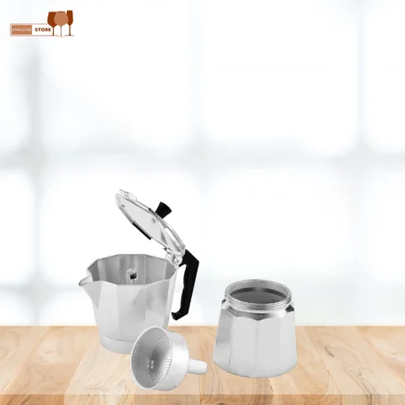 cafetière en aluminium