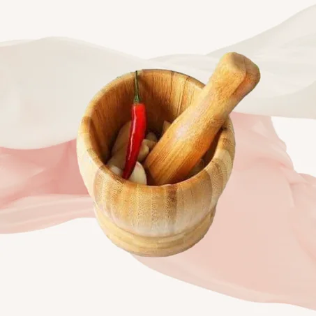 Bol de broyeur en bois