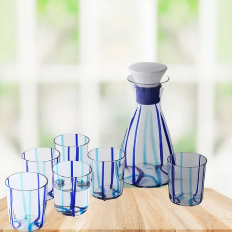 Carafe à boisson avec 6 tasse