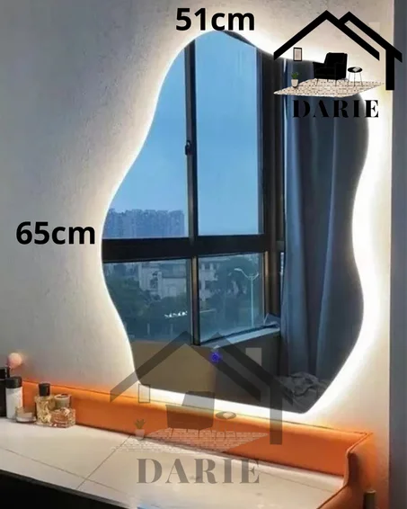 مراية LED بإضاءة خلفية عصرية