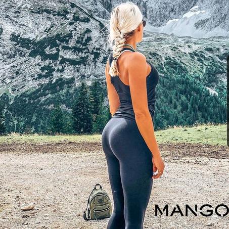 Leggings Women Sculpting  - 3 in 1 : Mango