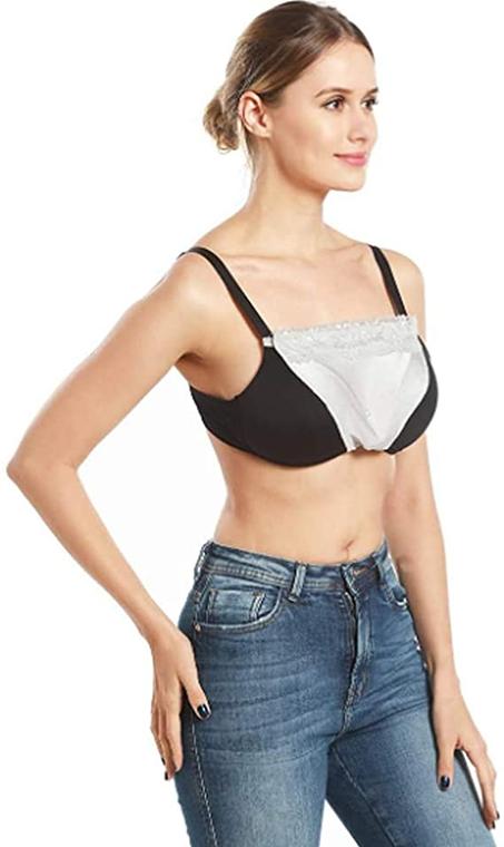 3*Caraco en dentelle à clipser pour soutien-gorge