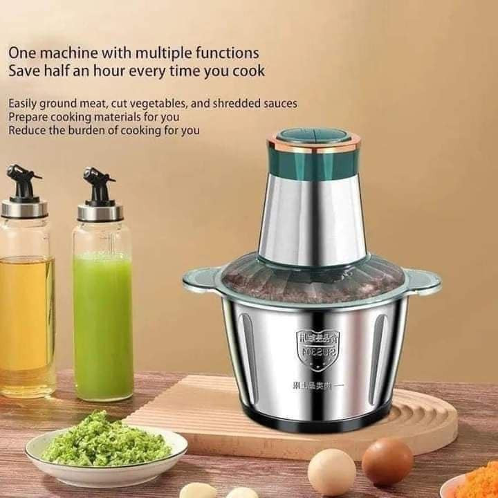كبة ومفرمة كهربائية  بسعة 3 لتر متعددة الاستخدامات من food processor - مثالية للحوم والخضروات - سهلة الاستخدام