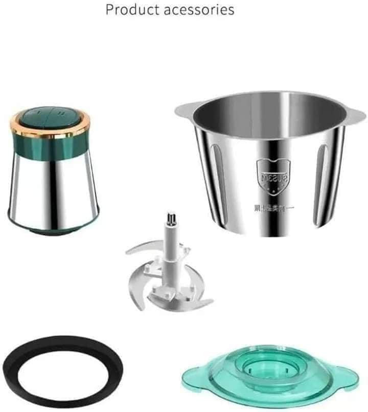 كبة ومفرمة كهربائية  بسعة 3 لتر متعددة الاستخدامات من food processor - مثالية للحوم والخضروات - سهلة الاستخدام