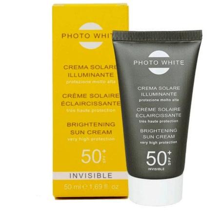 Photo White Crème solaire éclaircissante invisible SPF50 50 ml