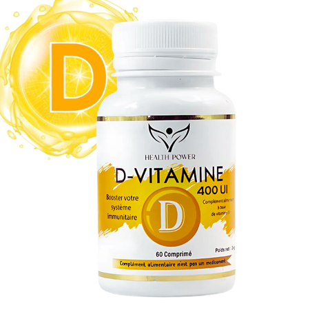 Health Power Vitamine D3 Booster votre système immunitaire 60 Gélules