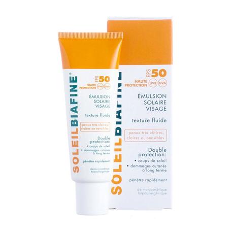 Biafine SoleilBiafine Emulsion Solaire Visage Spf50 – 50ml