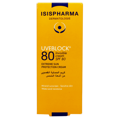 ISISPHARMA UVEBLOCK SPF 80 CREME INVISIBLE