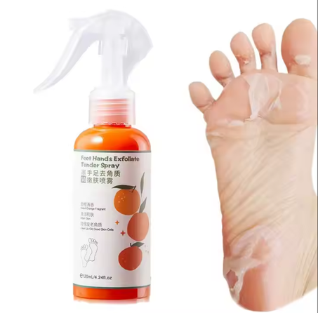 بخاخ تقشير القدم واليدين  للعناية بالبشرة