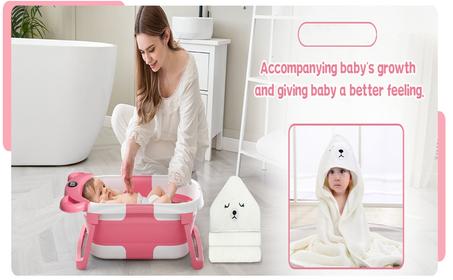 حوض استحمام قابل للطي للأطفال