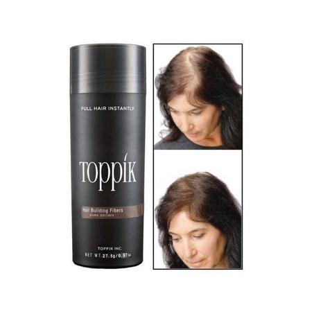 Toppik  منتوج للشعر الأسود 27,5 لمأ فراغات الشعر مع المثبت