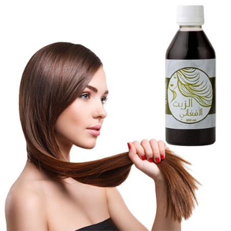 زيت تكتيف الشعر الأفغاني