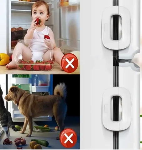 قفل أمان للثلاجة والخزائن 🔒