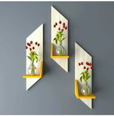 ETAGERES - "TRIO FLOWER" 60*10cm