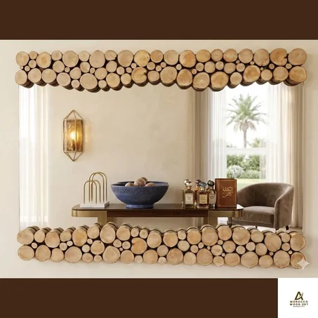 Miroir en Bois D'olivier