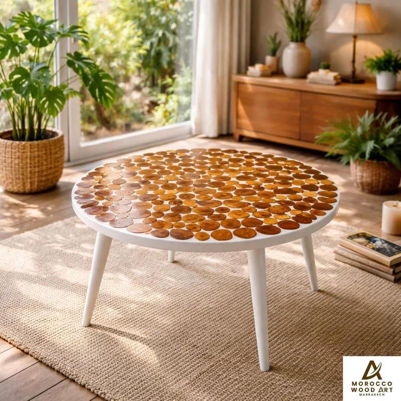 Table artisanale marocaine