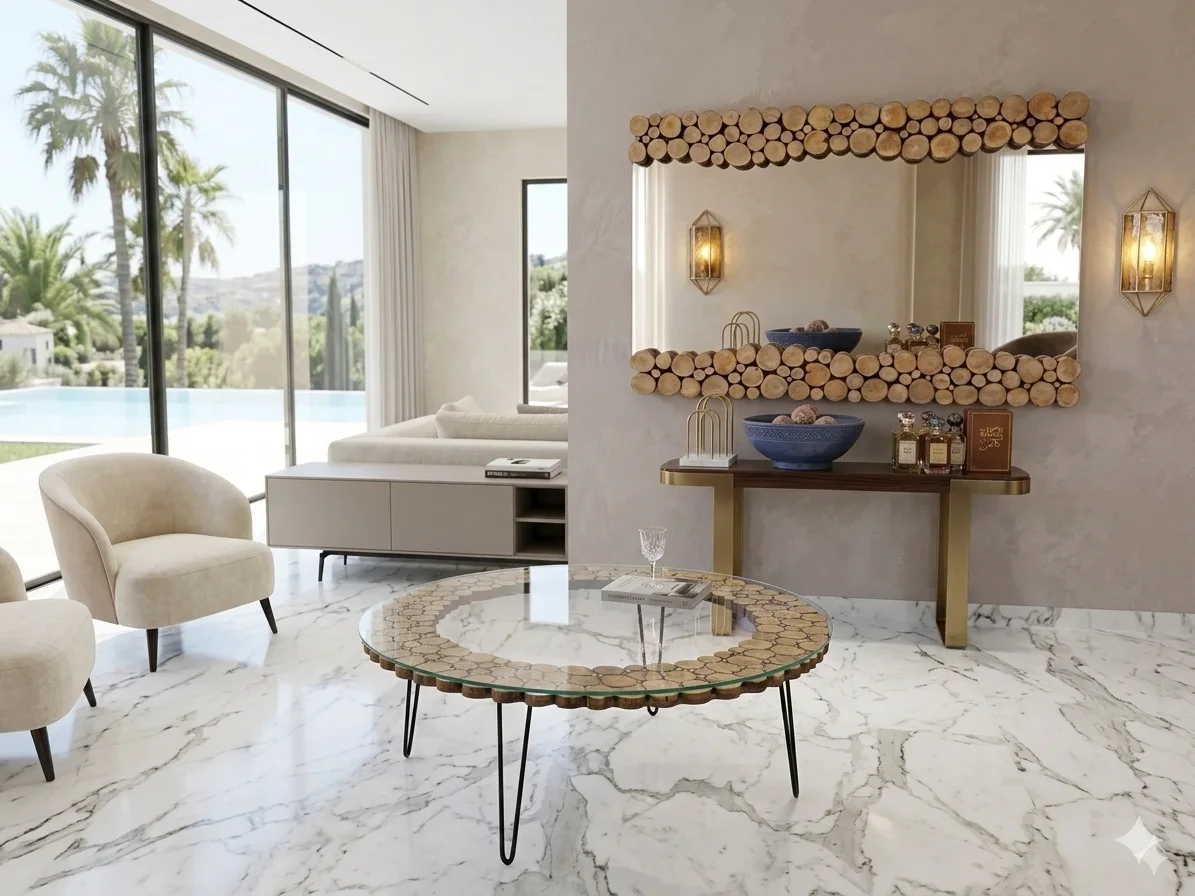 Table Artisanal en Bois D