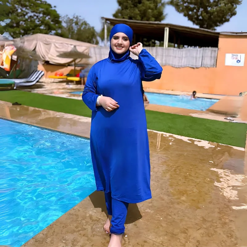 بوركيني 4 قطع أنيق وعملي لصيف مريح وممتع (copy)
