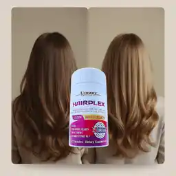 HAIRPLEX – مكمل طبيعي لمكافحة تساقط الشعر وتكثيفه