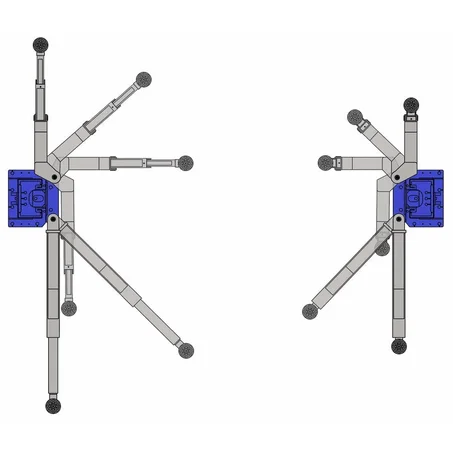 iDEAL TP10KAC-DX 10,000 lb Two Post Clear Floor --Direct Drive -...