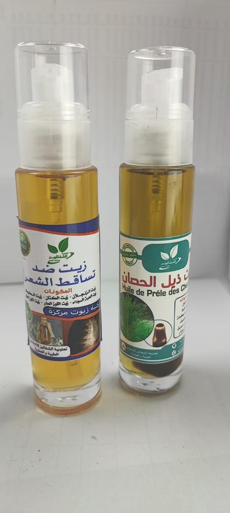 مجموعة زيوت تقوية الشعر وضد تساقطه