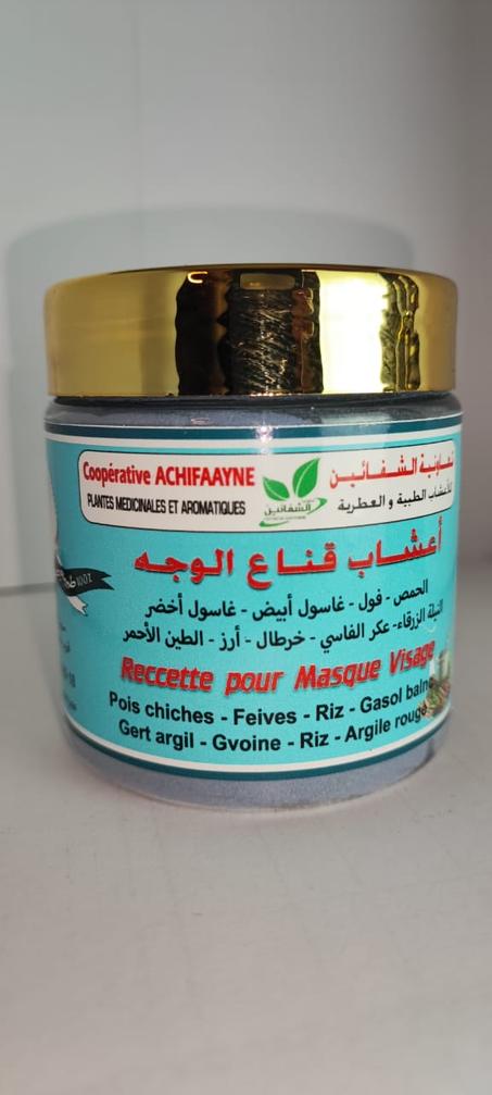 أعشاب قناع الوجه