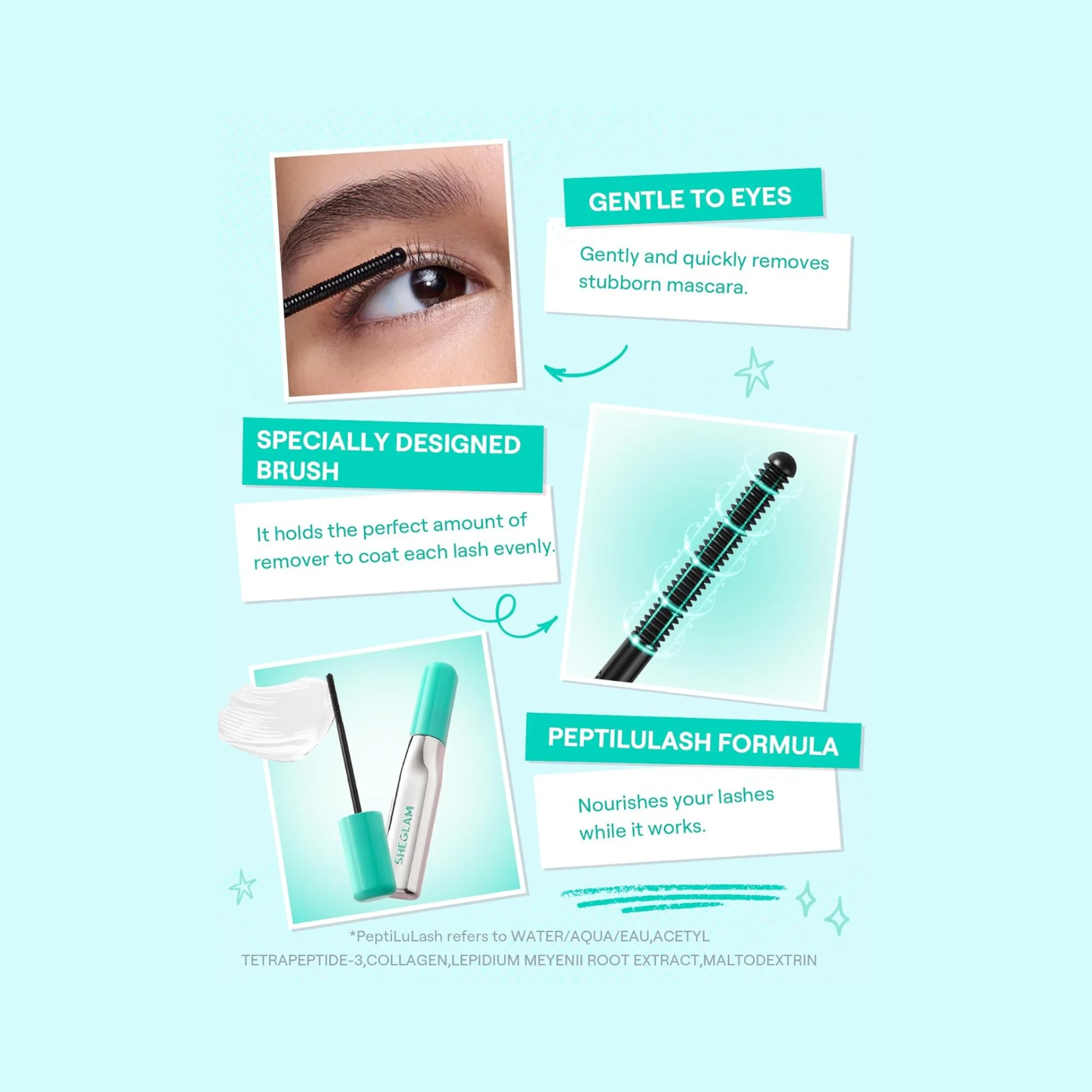 ماسكارا المقاومة للماء SHEGLAM