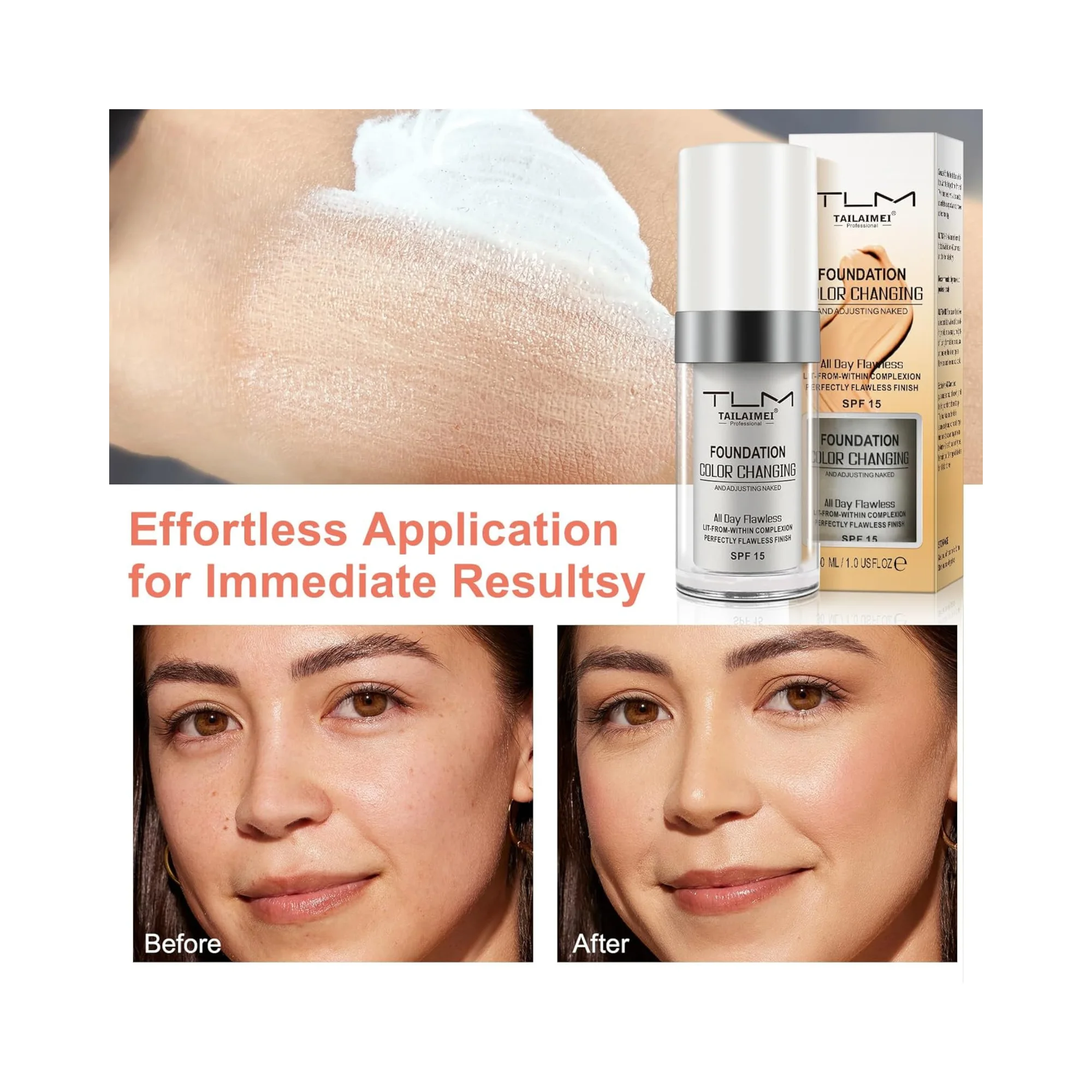 كريم أساس للبشرة ذات اللون الدافئ