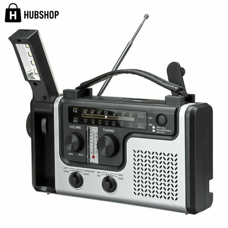 جهاز راديو طوارئ يعمل بالطاقة الشمسية متعدد النطاقات