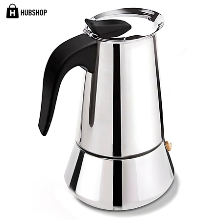 ماكينة قهوة إيطالية من الستانلس ستيل