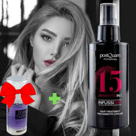 ✨ عرض خاص للعناية الكاملة بالشعر: ماسك 15 في 1 + هدية لامعة!