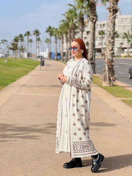 ✨ Le Manteau "Jardin de Palma" Ensemble femme chic hiver✨