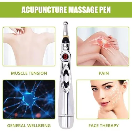 Stylo d'acupuncture électronique, masseur corporel anti-douleur, stylo énergétique