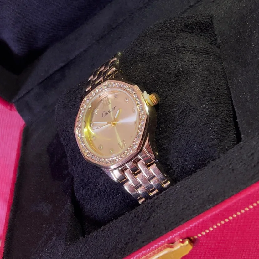 Cartier Femme Dorée Sertie Élégance AVEC COFFRET