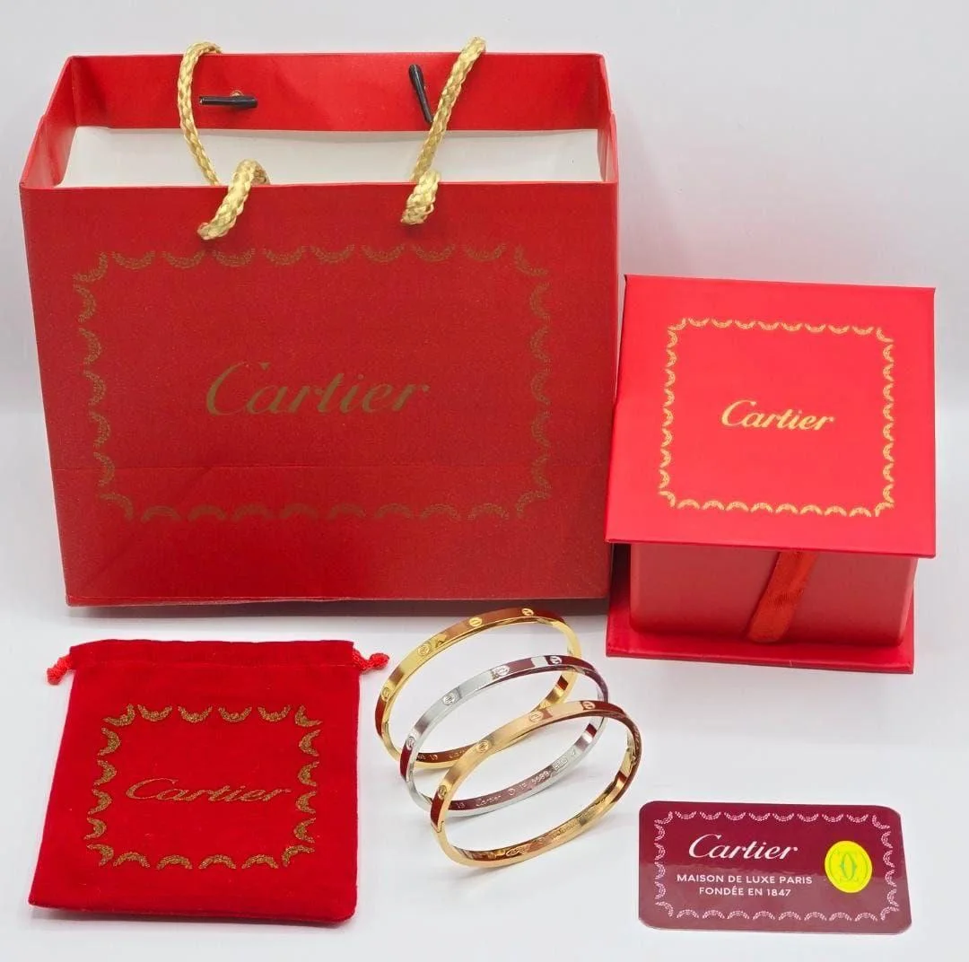 PACK 3 BRACELET CARTIER AVEC PACKAGING