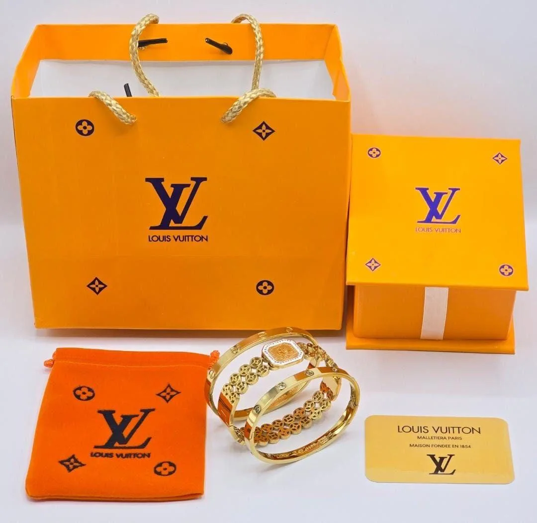 PACK 3 BRACELET LOUIS VUITTON AVEC PACKAGING