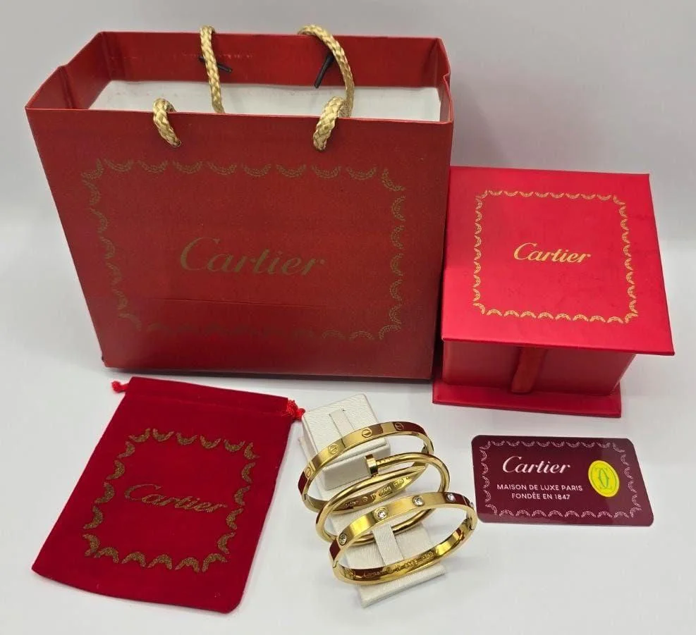 PACK 3  BRACELETS CARTIER AVEC PACKAGING
