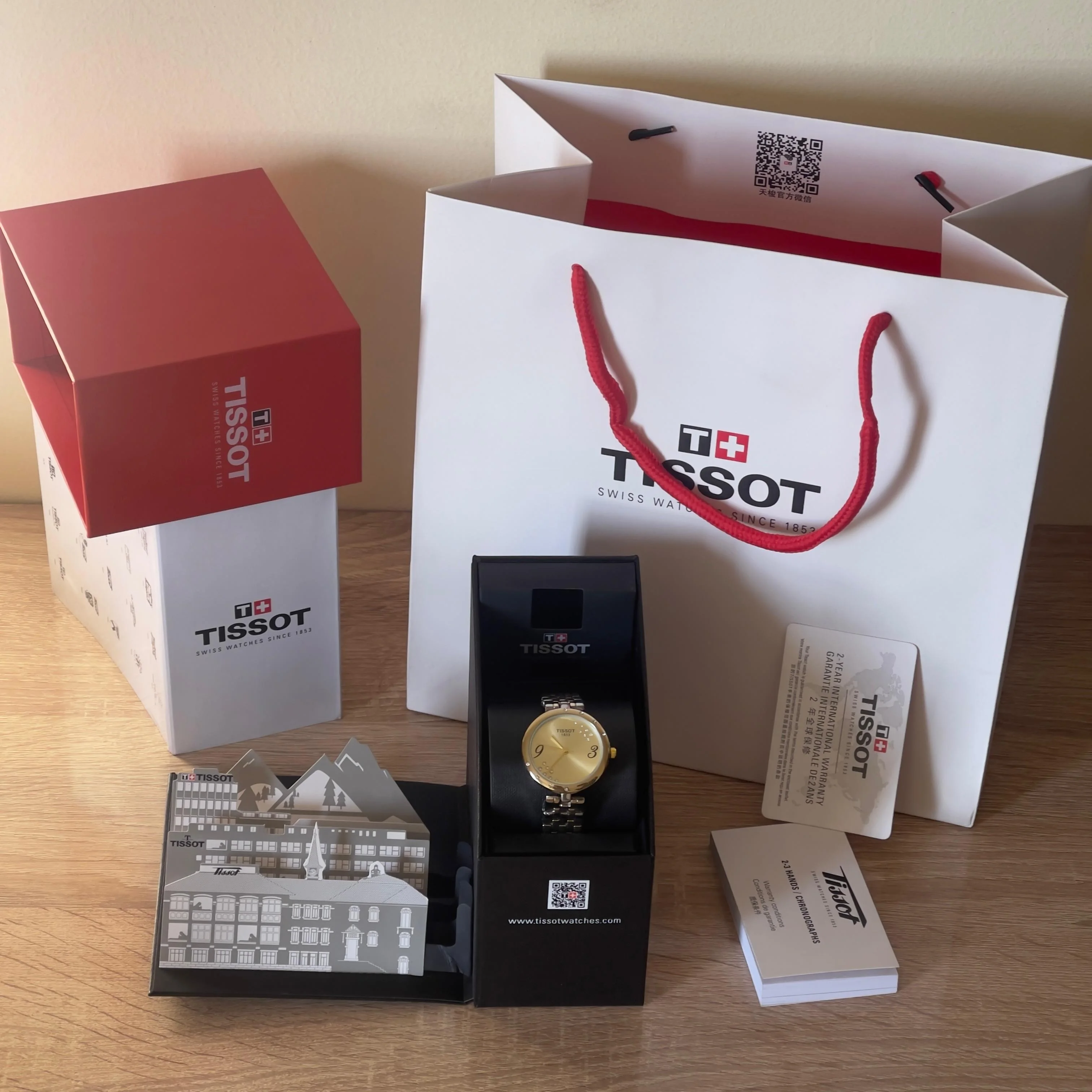 Tissot Élégance Bicolore AVEC COFFRET