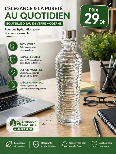 BOUTEILLE PRESTIGE EN VERRE