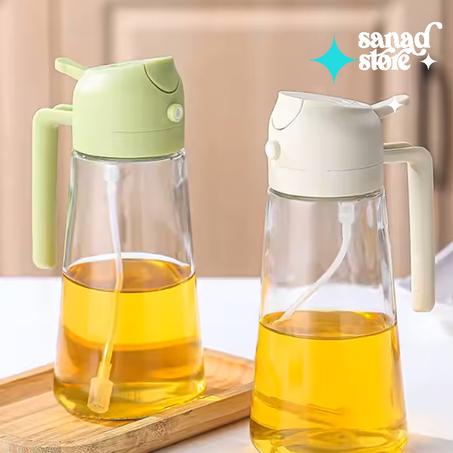 زجاجة موزع زيت 2 في 1