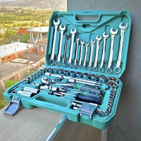 مجموعة أدوات متكونة من 61 قطعة مصنوعة من Chrom vanadium 💪