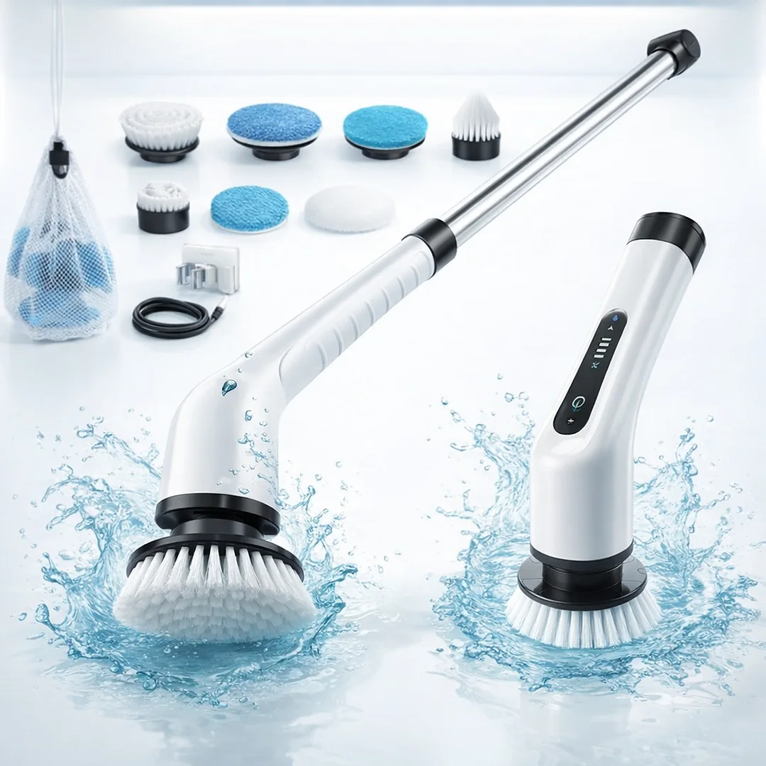 فرشاة تنظيف كهربائية دوارة