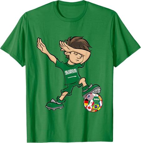 العلم السعودي - فكرة هدية تي شيرت المملكة العربية السعودية